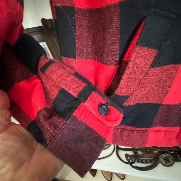 L. L. Bean Buffalo Plaid Jacket Medium Women’s - Picture 4 of 9